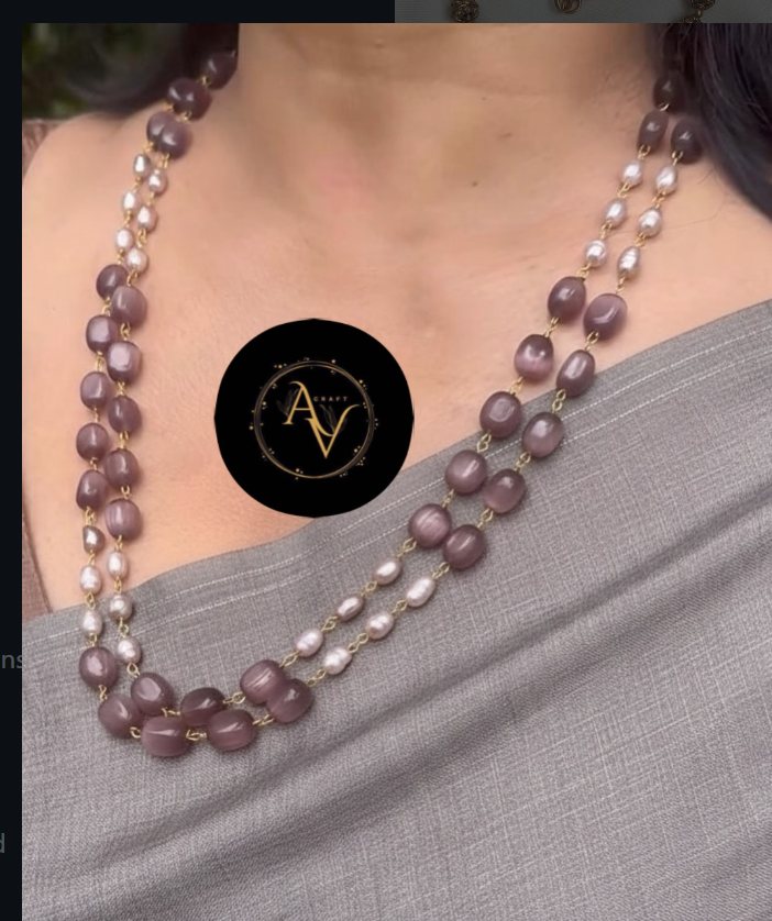 Gray pearl white 2 layer